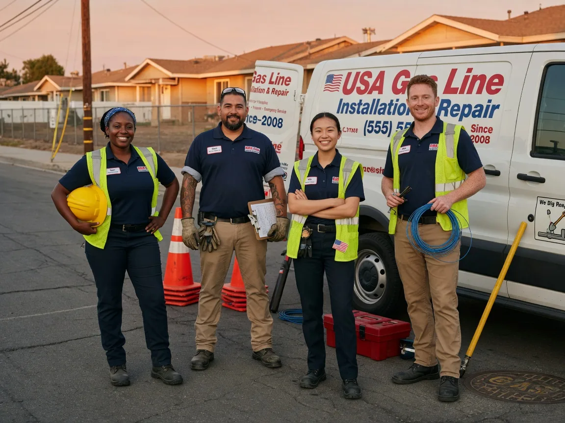 Gas Line Installation company in Visalia, CA